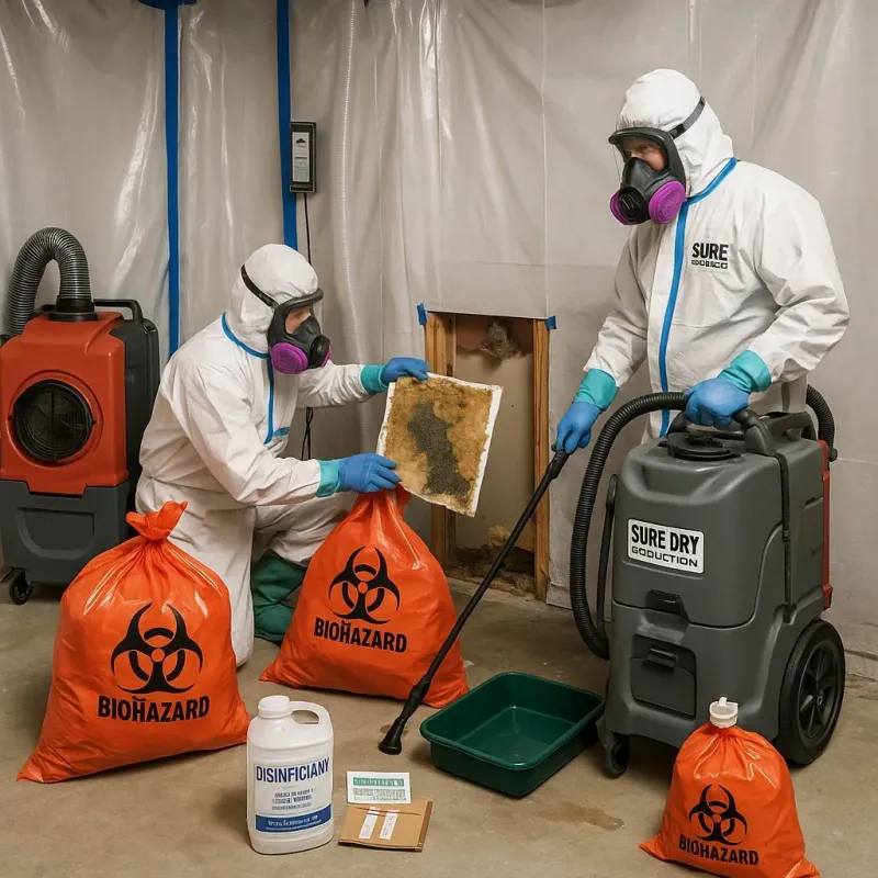 Contaminated Water Handling Protocols process in East End, AR